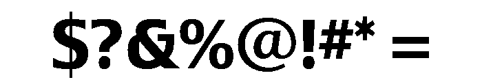 Lesmore Condensed Bold Font OTHER CHARS