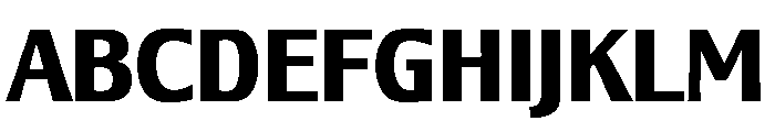 Lesmore Condensed Bold Font UPPERCASE