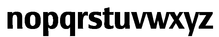 Lesmore Condensed Bold Font LOWERCASE