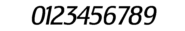 Lesmore Condensed Book Italic Font OTHER CHARS