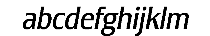 Lesmore Condensed Book Italic FONT