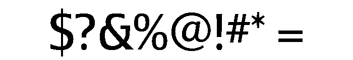 Lesmore Condensed Book Font OTHER CHARS