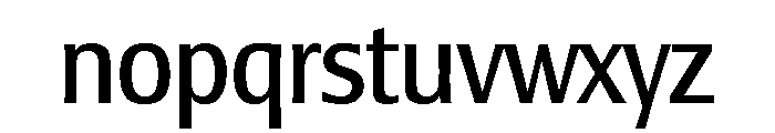 Lesmore Condensed Book Font LOWERCASE