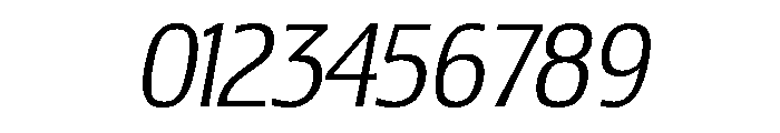 Lesmore Condensed Light Italic Font OTHER CHARS