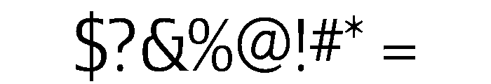 Lesmore Condensed Light Font OTHER CHARS