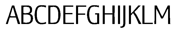 Lesmore Condensed Light Font UPPERCASE