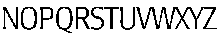 Lesmore Condensed Light Font UPPERCASE