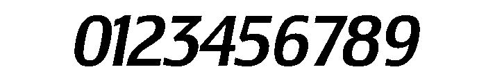 Lesmore Condensed Medium Italic Font OTHER CHARS