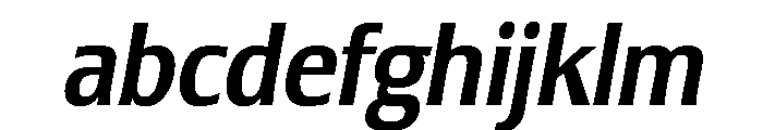 Lesmore Condensed Medium Italic FONT