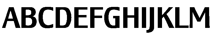 Lesmore Condensed Medium Font UPPERCASE