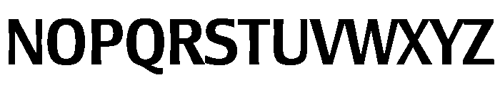 Lesmore Condensed Medium Font UPPERCASE