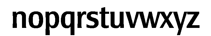 Lesmore Condensed Medium Font LOWERCASE