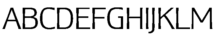 Lesmore Light Font UPPERCASE