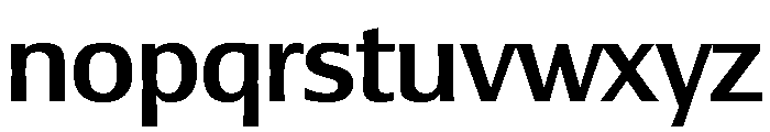 Lesmore Medium Font LOWERCASE