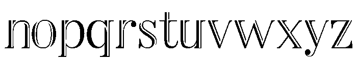 Leyton Regular Font LOWERCASE