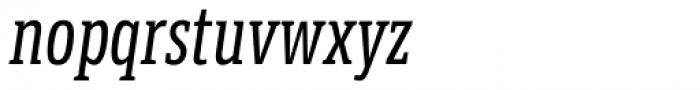 LFT Etica Sheriff Compressed Italic Font LOWERCASE