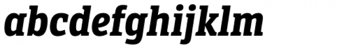 LFT Etica Sheriff Condensed Bold Italic Font LOWERCASE