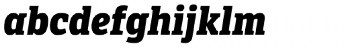 LFT Etica Sheriff Condensed ExtraBold Italic Font LOWERCASE