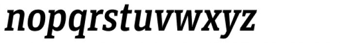LFT Etica Sheriff Condensed SemiBold Italic Font LOWERCASE
