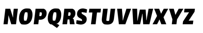 LFT Iro Sans Black Italic Font UPPERCASE