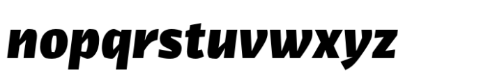 LFT Iro Sans Black Italic Font LOWERCASE