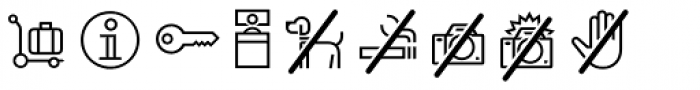 LFT Iro Sans Symbols Light Font LOWERCASE