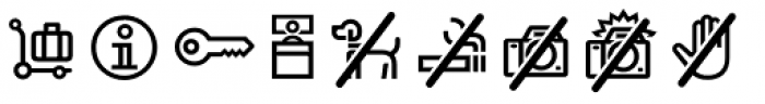 LFT Iro Sans Symbols Regular Font LOWERCASE