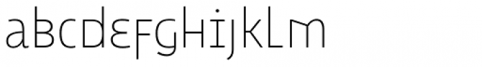 LFT Iro Sans Unicase Thin Font LOWERCASE