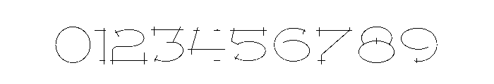 LGFBELTERDISCOS-ExtraLight Font OTHER CHARS