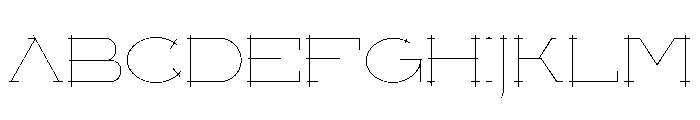 LGFBELTERDISCOS-ExtraLight Font UPPERCASE