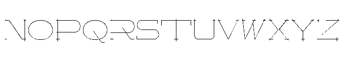 LGFBELTERDISCOS-ExtraLight Font UPPERCASE