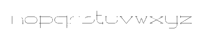 LGFBELTERDISCOS-ExtraLight Font LOWERCASE