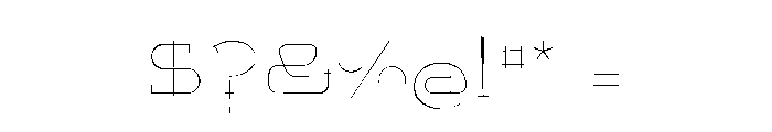 LGFBELTERVINILOS-Ultralight Font OTHER CHARS