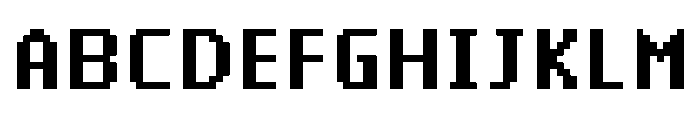 LGGothic Font UPPERCASE