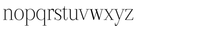 LGSH Davit Extra Light Font LOWERCASE