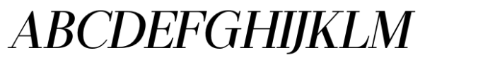 LGSH Davit Medium Italic Font UPPERCASE