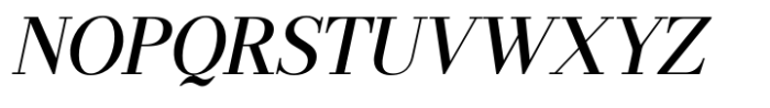 LGSH Davit Medium Italic Font UPPERCASE