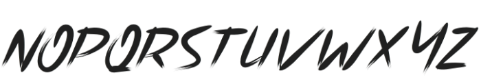 Lhoss Brush Regular otf (400) Font UPPERCASE