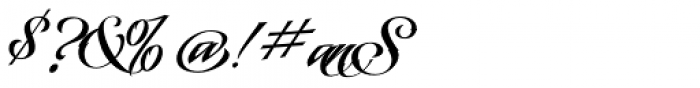 LHF Black Rose Script Font OTHER CHARS