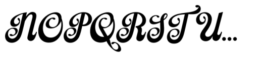 Lhasting Script Font UPPERCASE