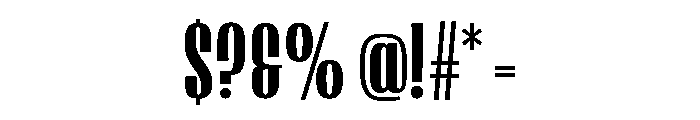Lini Bold Font OTHER CHARS