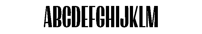 Lini Bold Font UPPERCASE