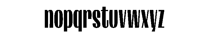 Lini Bold Font LOWERCASE