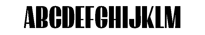 Lini Extra Bold Font UPPERCASE