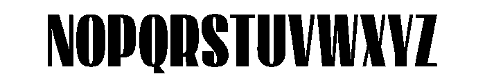 Lini Extra Bold Font UPPERCASE
