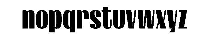 Lini Extra Bold Font LOWERCASE