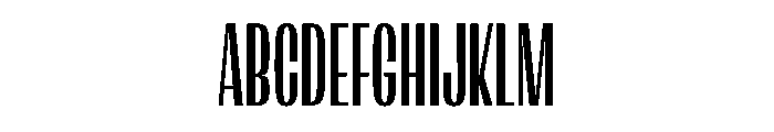 Lini Medium Font UPPERCASE