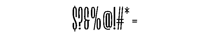 Lini Regular Font OTHER CHARS