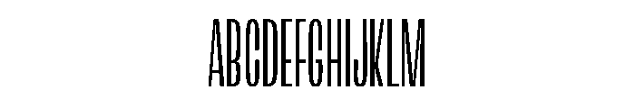 Lini Regular Font UPPERCASE