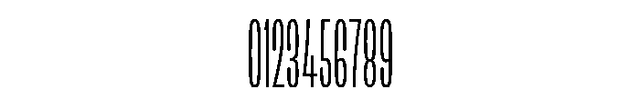 Lini Thin Font OTHER CHARS